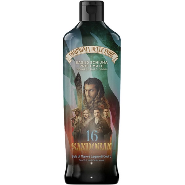 Compagnia delle Indie Sandokan Sale di Mare e Legno di Cedro 16 parfémovaná pěna do koupele 500 ml