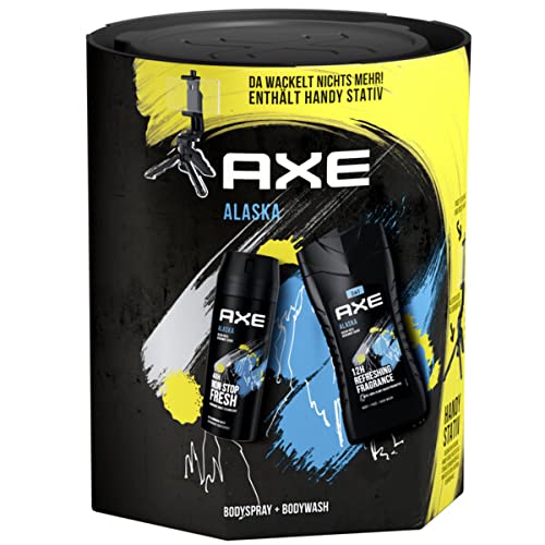 AXE Alaska dárkové balení (Deodorant 150ml + sprchový gel 250ml + Selfie stativ)
