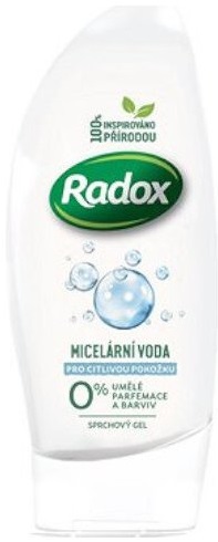 Radox Sensitive Micelární voda sprchový gel pro citlivou pokožku 250 ml