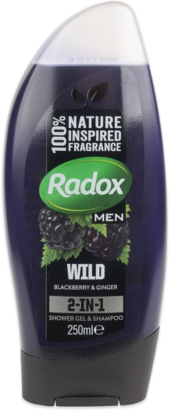 Radox Fresh Wild 2v1 sprchový gel 250 ml