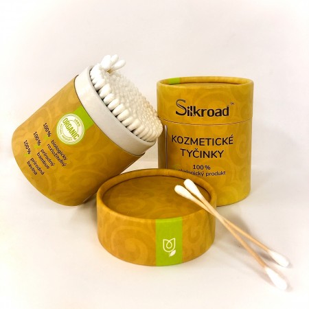 Silkroad bambusové kosmetické tyčinky 200 ks