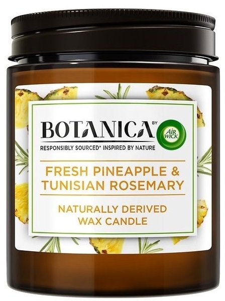 Air Wick Botanica Pineapple Tunisian Rosemary vonná svíčka 205 g
