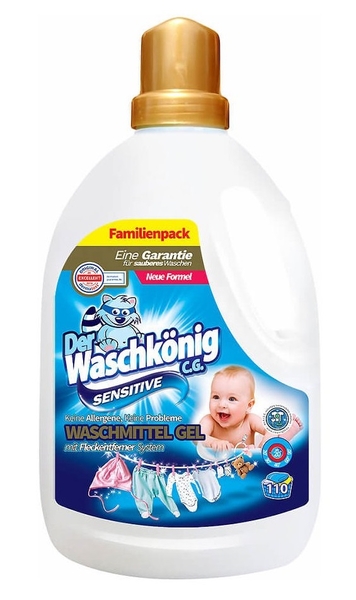 Der Waschkönig C.G. Sensitive gel 3,305 l 110 praní