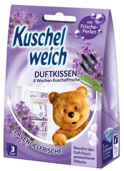 Kuschelweich Lavendelfrische vonné sáčky do skříně 3 ks
