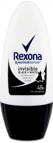 Rexona Invisible Black + White roll-on 50 ml