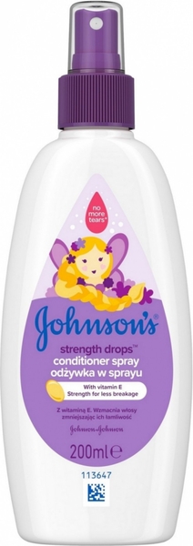 Johnson's Baby Strength Drops posilující kondicionér ve spreji 200 ml
