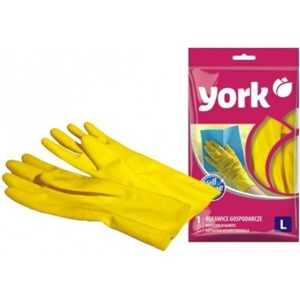 York gumové rukavice úklidové vel. L