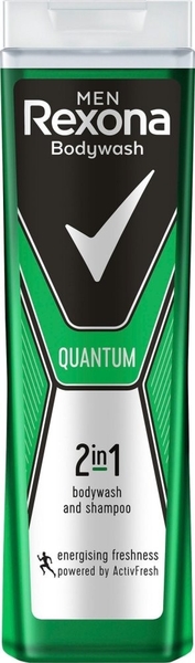 Rexona 400 ml MEN Quantum 2 v1 sprchový gel + šampon