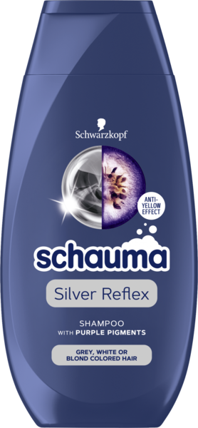 Schauma šampon Silver Reflex proti žlutým tónům 250 ml