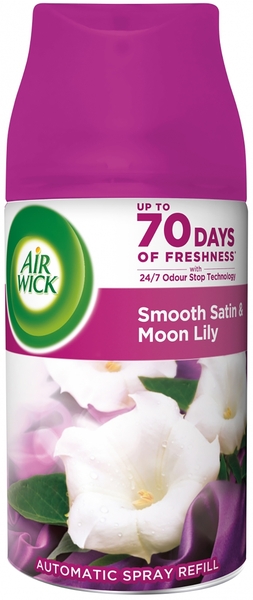 Air Wick Freshmatic náplň Jemný satén a Měsíční lilie 250 ml