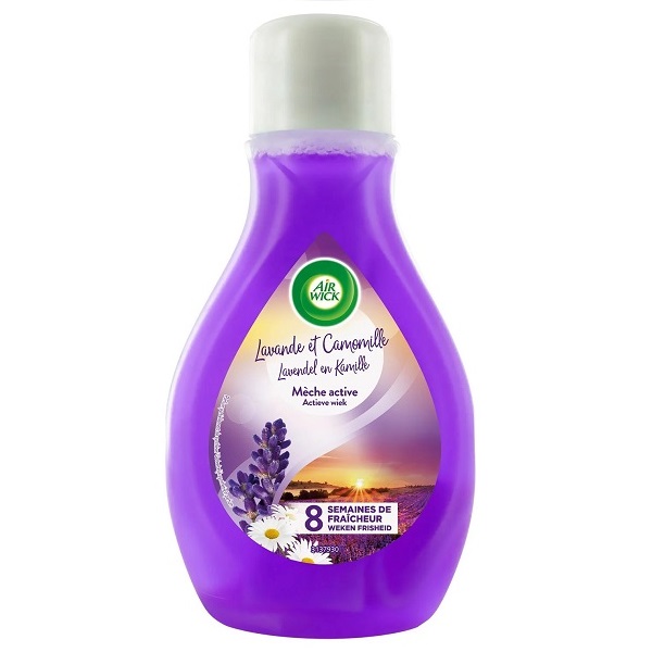 Air Wick osvěžovač vzduchu s knotem 375 ml Fresh N Up Lavender and Camomile