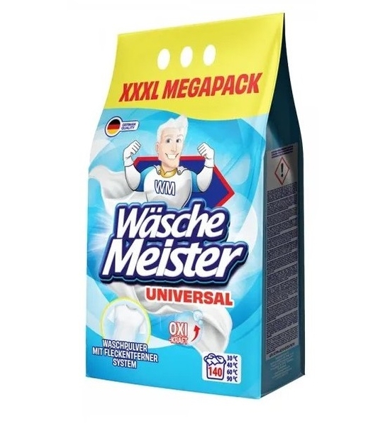 WäscheMeister 10,5kg UNIVERSAL prací prášek 140 praní