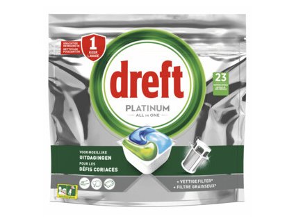 Dreft Platinum All in One tablety do myčky 23 ks