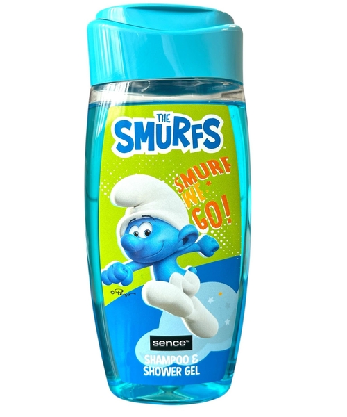 Sence Šmoulové Šmoula sprchový gel a šampon na vlasy pro děti 210 ml