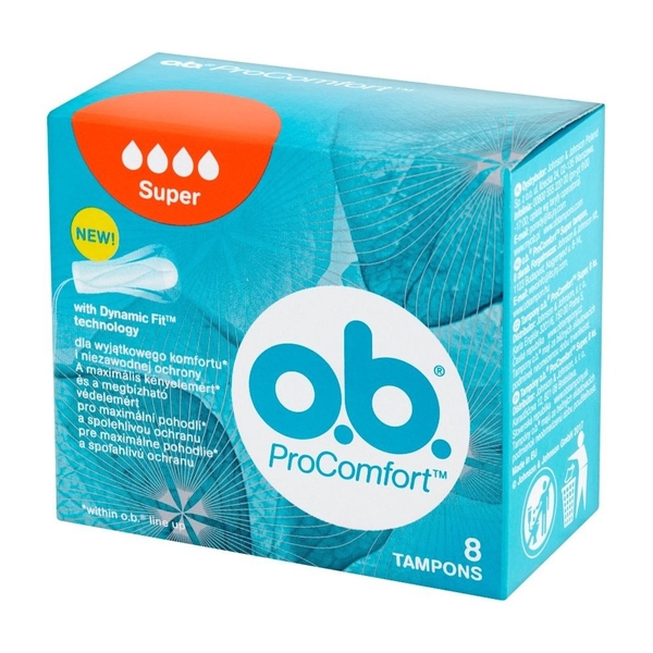 O.B. tampony Pro Comfort 8ks Super