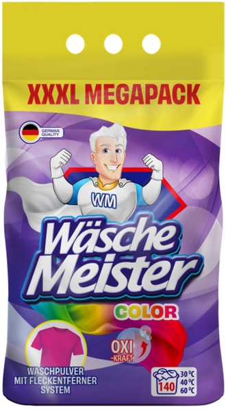 WäscheMeister 10,5kg COLOR prací prášek 140 praní