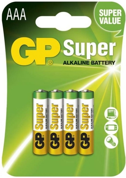 GP Super Alkaline AAA 4ks
