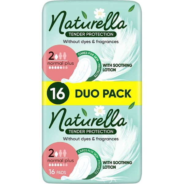 Naturella vložky Normal Plus Tender Protection 16 ks