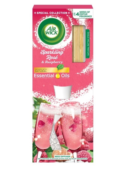 Air Wick vonné tyčinky Růžový sekt a maliny 30 ml