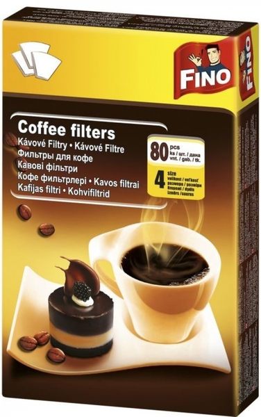 Fino Kávové filtry velikost 4 - 80 ks