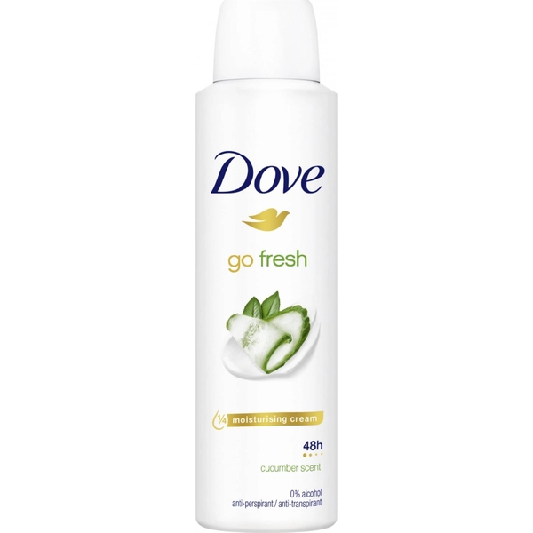 Dove Go Fresh Touch Okurka & Zelený čaj Antiperspirant 150 ml